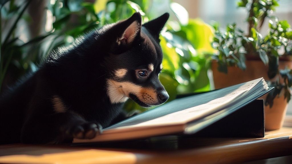 L'adoption d'un Shiba Inu noir