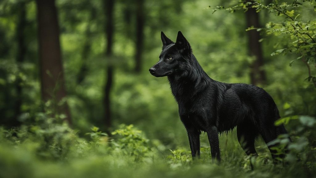Le chien loup noir : tout savoir sur cette race fascinante