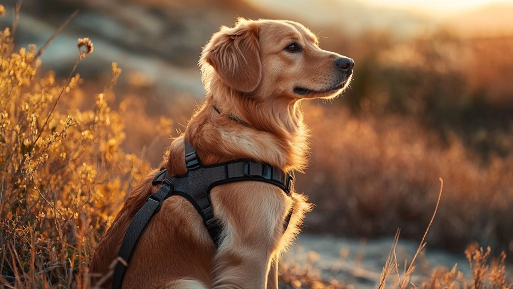 Utilisation du harnais pour les chiens adultes