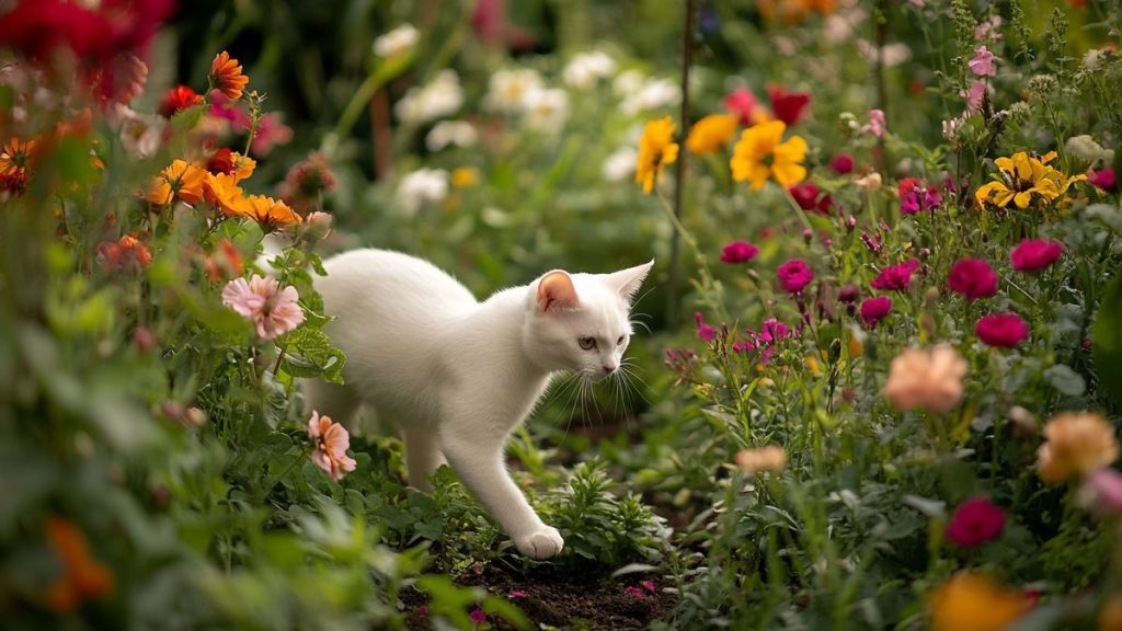Le chat blanc aux yeux bleus : un phénomène qui fascine les passionnés