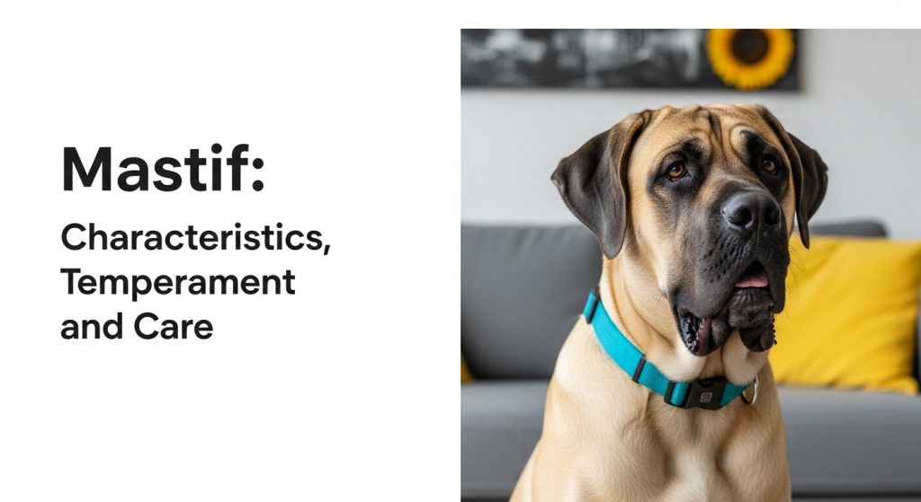 Mastiff: caractéristiques, tempérament et soins