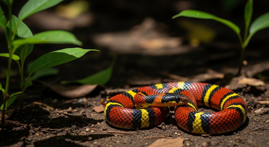 Serpent Faux Corail du Honduras
