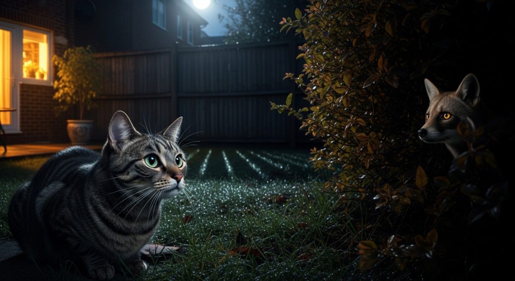 Quel animal peut attaquer un chat la nuit ?